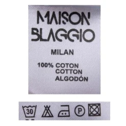 BLAGGIO Tee shirt imprimé 100% coton milan Homme BLEU FONCE New