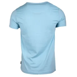 BLAGGIO Tee shirt imprimé 100% coton milan Homme BLEU CLAIR Best