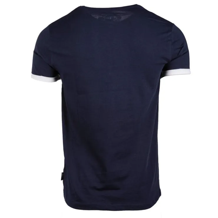 BLAGGIO Tee shirt imprimé à fleurs mola Homme BLEU FONCE Discount