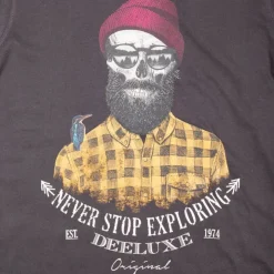 DEELUXE 74 Tee shirt imprimé devant Enfant NOIR Hot