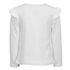 CXL BY CHRISTIAN LACROIX Tee shirt imprimé gold épaules à volants Enfant BLANC Outlet