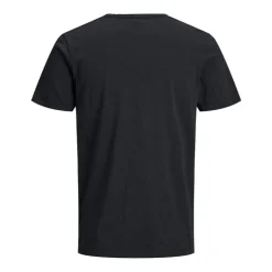 JACK & JONES Tee shirt jersey col v boutonné Homme BLEU FONCE Outlet