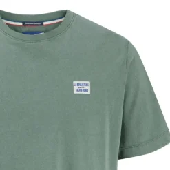 JACK & JONES Tee shirt L'amour Pastis toujours l'amour col ras de cou vieux Homme VERT