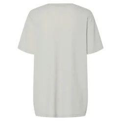 PIECES Tee shirt Lina pailleté loose lurex Femme GRIS CLAIR New