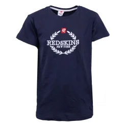 REDSKINS Tee shirt logo brodé 8/16ans Enfant BLEU FONCE Sale