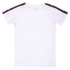 LOTTO Tee shirt logo brodé avec liseré poitrine Enfant BLANC Best