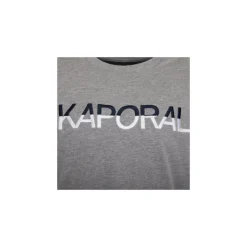 KAPORAL Tee shirt logo brodé bi color Danison Homme GRIS Hot