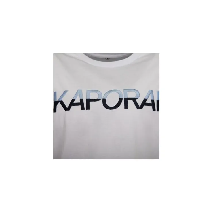 KAPORAL Tee shirt logo brodé bi color Danison Homme BLANC Best
