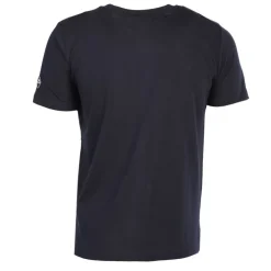HELVETICA Tee shirt logo côté Homme BLEU FONCE Discount
