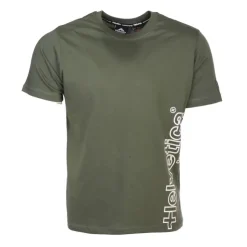 HELVETICA Tee shirt logo côté Homme KAKI Clearance