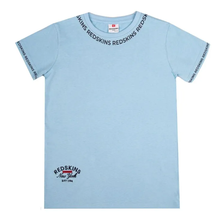 REDSKINS Tee shirt logo Enfant BLEU CLAIR Hot