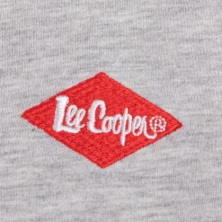LEE COOPER Tee shirt logo poitrine gaston Homme GRIS CLAIR New
