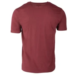LEE COOPER Tee shirt logo poitrine gaston Homme BORDEAUX Discount