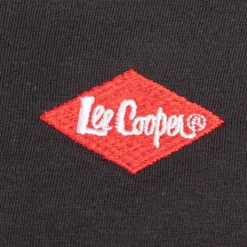 LEE COOPER Tee shirt logo poitrine gaston Homme NOIR Hot