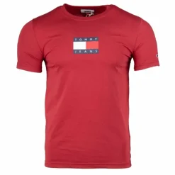 TOMMY HILFIGER Tee shirt logo poitrine Homme BORDEAUX Hot