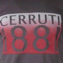 CERRUTI Tee shirt logo poitrine Homme GRIS FONCE Clearance