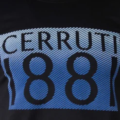 CERRUTI Tee shirt logo poitrine Homme NOIR