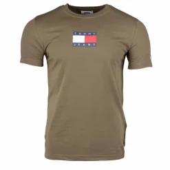 TOMMY HILFIGER Tee shirt logo poitrine Homme KAKI Sale