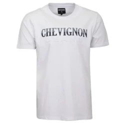 CHEVIGNON Tee shirt logo rayé en coton Homme BLANC Clearance