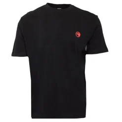 COMPAGNIE DE CALIFORNIE Tee shirt logo rouge col ras de cou manches courtes Homme NOIR Hot