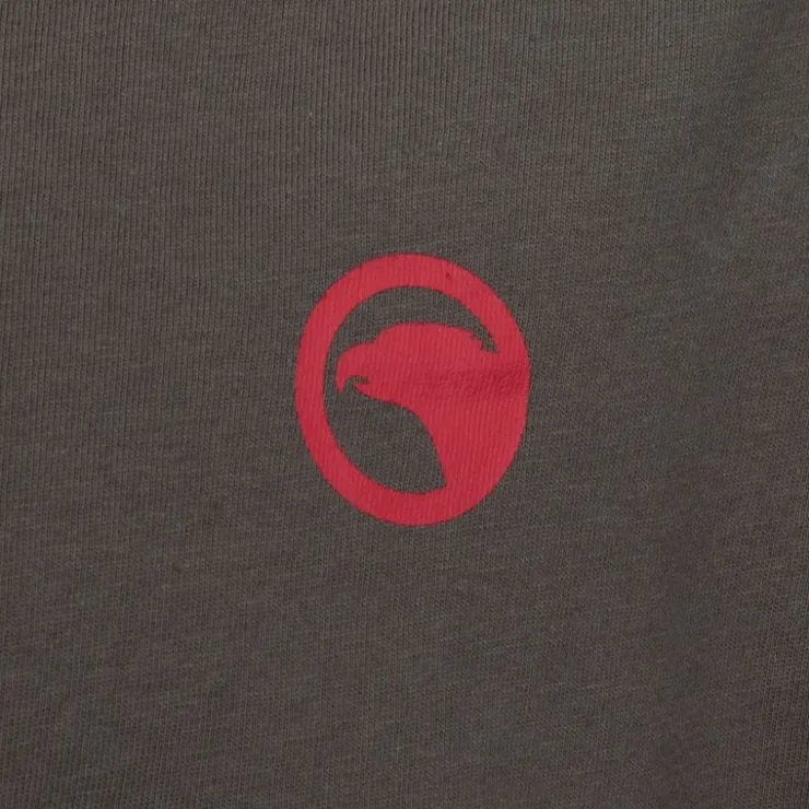 COMPAGNIE DE CALIFORNIE Tee shirt logo rouge col ras de cou manches courtes Homme KAKI