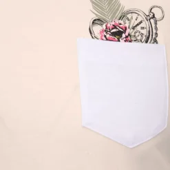 BLAGGIO Tee shirt maddy avec poche colorée imprimé rose Homme BEIGE New