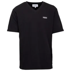 GIANFRANCO FERRE Tee shirt manches courtes col V texturé avec logo Homme NOIR