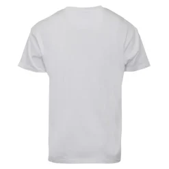 WHEELS AND WAVES Tee shirt manches courtes imprimé manuscript blau marine Homme BLANC Clearance