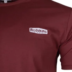 REDSKINS Tee shirt manches courtes col rond coton doux 1984 floqué raoul Homme BORDEAUX Best