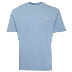 COMPAGNIE DE CALIFORNIE Tee shirt manches courtes logo brodé Homme BLEU CLAIR Outlet