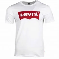 LEVI'S Tee shirt manches courtes 100% coton Homme BLANC Outlet