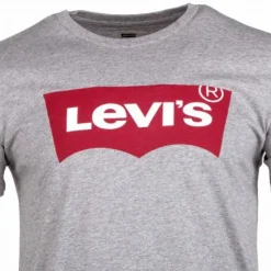 LEVI'S Tee shirt manches courtes 100% coton Homme GRIS Hot