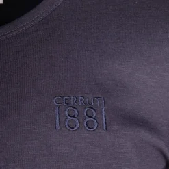 CERRUTI Tee shirt mc col t faido 18352 Homme BLEU FONCE Best