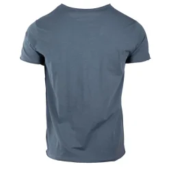 BLAGGIO Tee shirt mc col v slub 100 % coton assor 24 myke-a Homme BLEU PETROLE Online