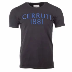 CERRUTI Tee shirt mc court col rond abruzzo 17744 Homme NOIR Hot