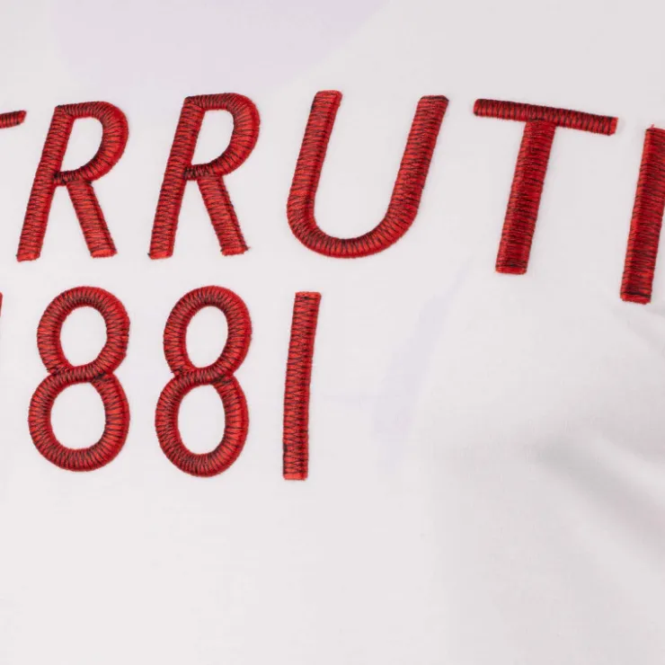 CERRUTI Tee shirt mc court col rond abruzzo 17744 Homme BLANC Sale