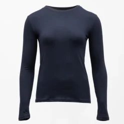 BURTON OF LONDON Tee shirt ml col rond juliette Femme BLEU FONCE Clearance