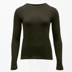 BURTON OF LONDON Tee shirt ml col rond juliette Femme MARRON FONCE Online