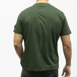 HELVETICA Tee shirt monaco coton Homme VERT FONCE Hot