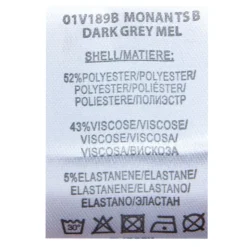 DEELUXE 74 Tee shirt monan dark grey col rond avec col blanc Enfant GRIS FONCE New