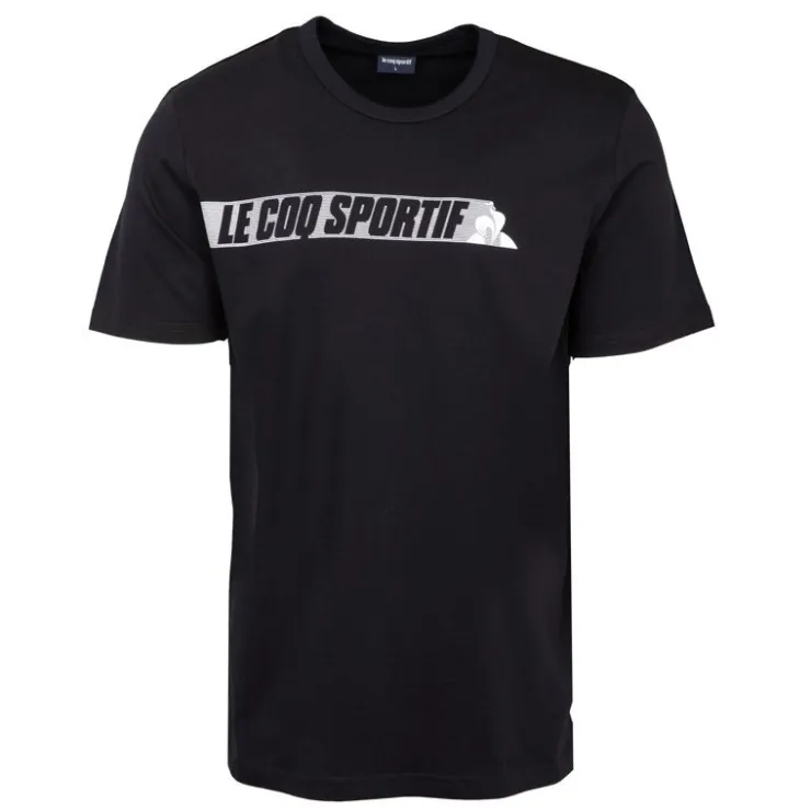 LE COQ SPORTIF Tee shirt avec logo Homme NOIR New