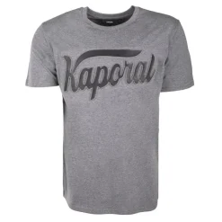 KAPORAL Tee shirt otto logo poitrine en relief Homme GRIS Hot