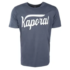 KAPORAL Tee shirt otto logo poitrine en relief Homme BLEU FONCE Clearance