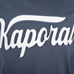 KAPORAL Tee shirt otto logo poitrine en relief Homme BLEU FONCE Clearance