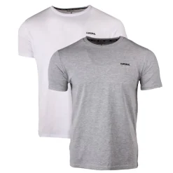 KAPORAL Tee shirt pack de 2 naguy Homme GRIS Hot