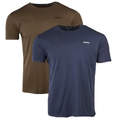 KAPORAL Tee shirt pack de 2 naguy Homme BLEU FONCE Clearance