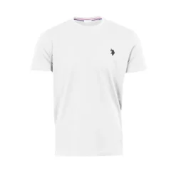 US POLO Tee shirt ras de cou décontracté mick Homme BLANC New