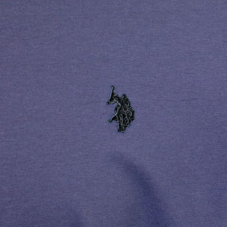 US POLO Tee shirt ras de cou décontracté mick Homme BLEU New