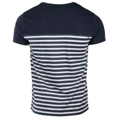 BLAGGIO Tee shirt rayé marinière Homme BLEU FONCE Online