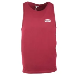 REDSKINS Tee shirt sans manches logo brodé Homme BORDEAUX Sale